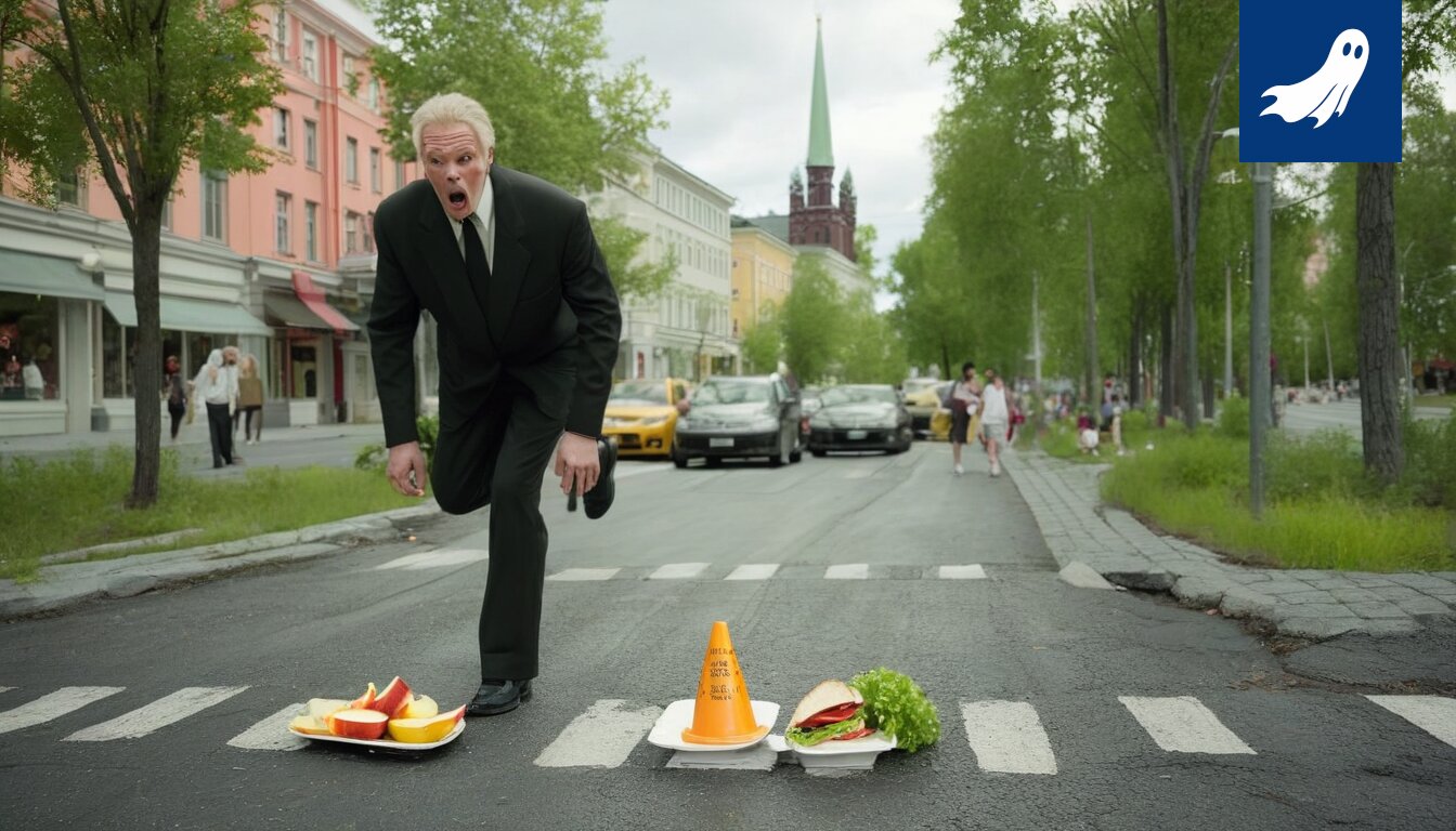 Kuva voileipäautomaatista Tampereen sote-keskuksessa, jossa se jakaa voileipiä potilaille.