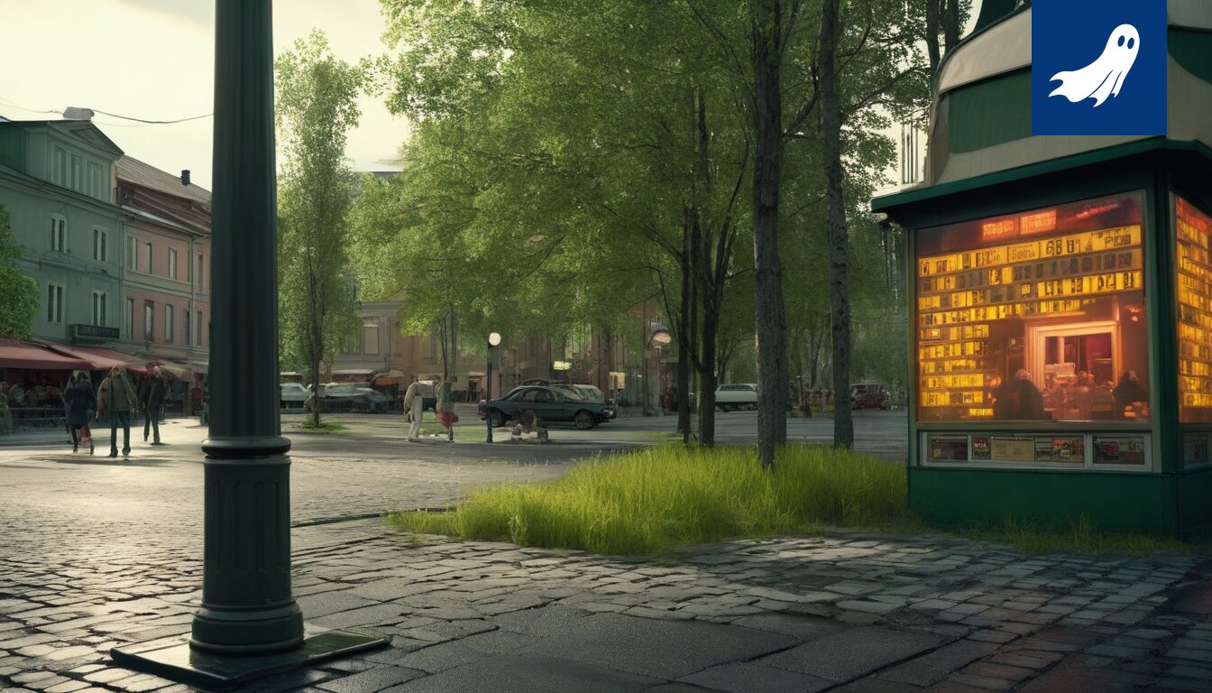 Sarjakuvamainen kuva ravintolan asiakkaasta, joka näyttää hämmentyneeltä väärän annoksen edessä.