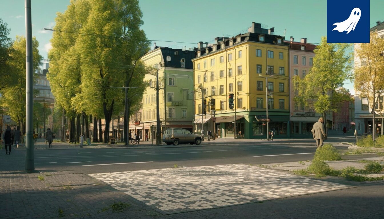 Van Goghin maalauksen tyylinen kuva, jossa näkyy ihmisiä Tampere-talon katsomossa, vihjaten aivoaaltokeruuseen.