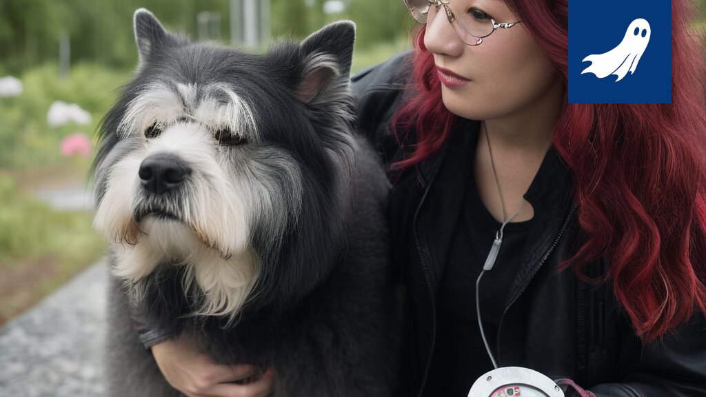 Suojalaseja käyttävä Chili-koira, joka on Nokian paikallinen sensaatio ja pyrkii vaikuttamaan kaupungin eläintenhoitoon.