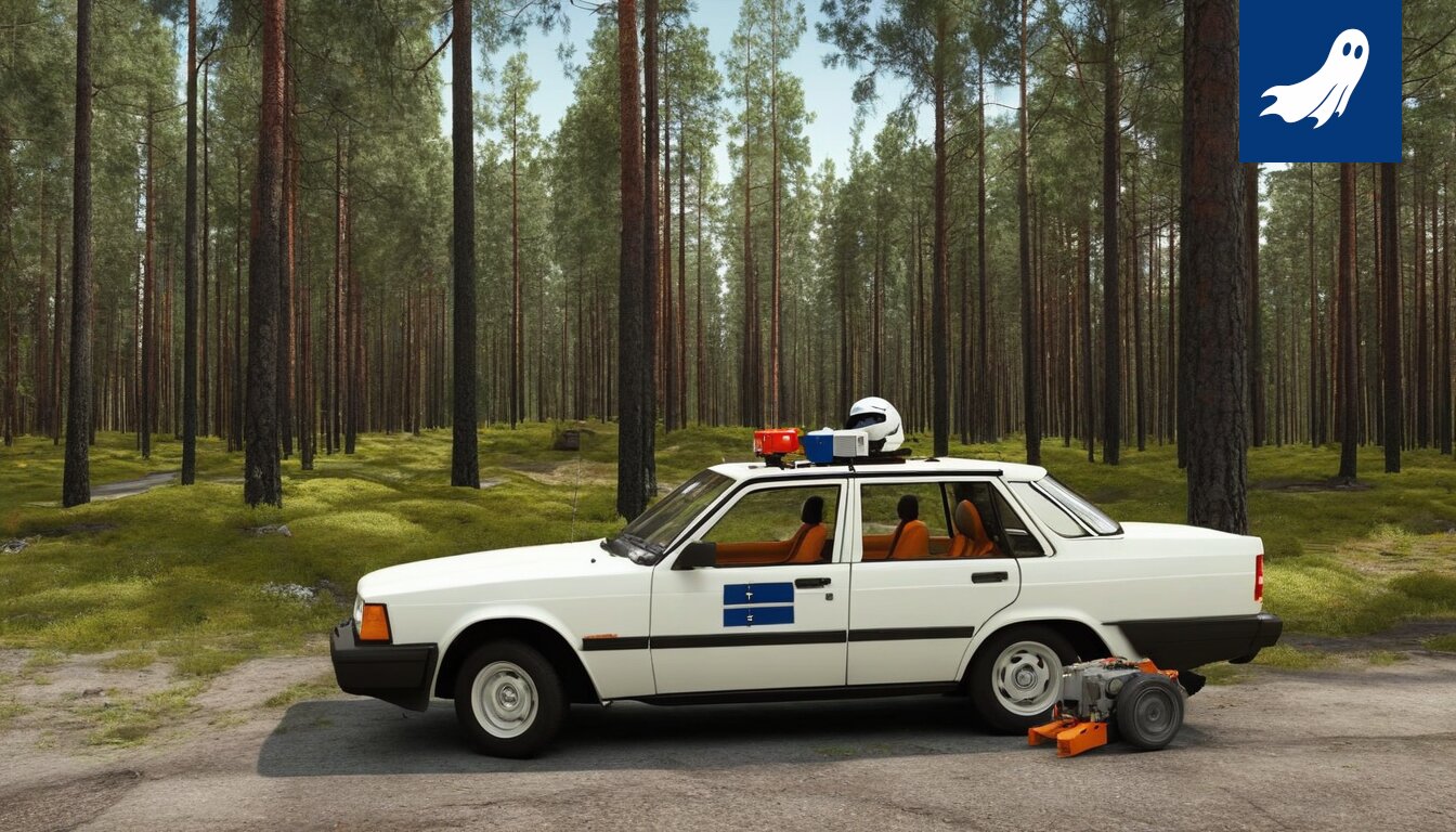 Satiirinen uutisartikkeli Sastamalan metsäkoneenkuljettajapulasta ja sen mahdollisista taloudellisista syistä.