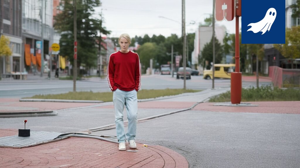 Kuva TikTok-vaikuttajasta juoksemassa kauppakeskuksessa kerjäämässä "muuttorahaa".