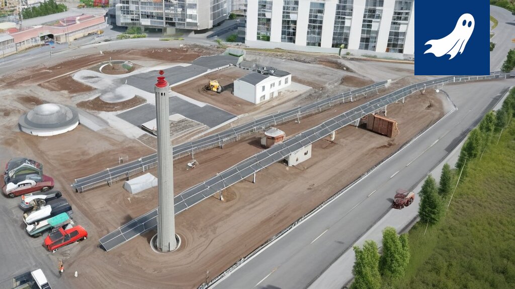 Datakeskus Pirkkalassa, jossa palvelimet vilkkuvat TikTok-videoiden suoratoiston takia.