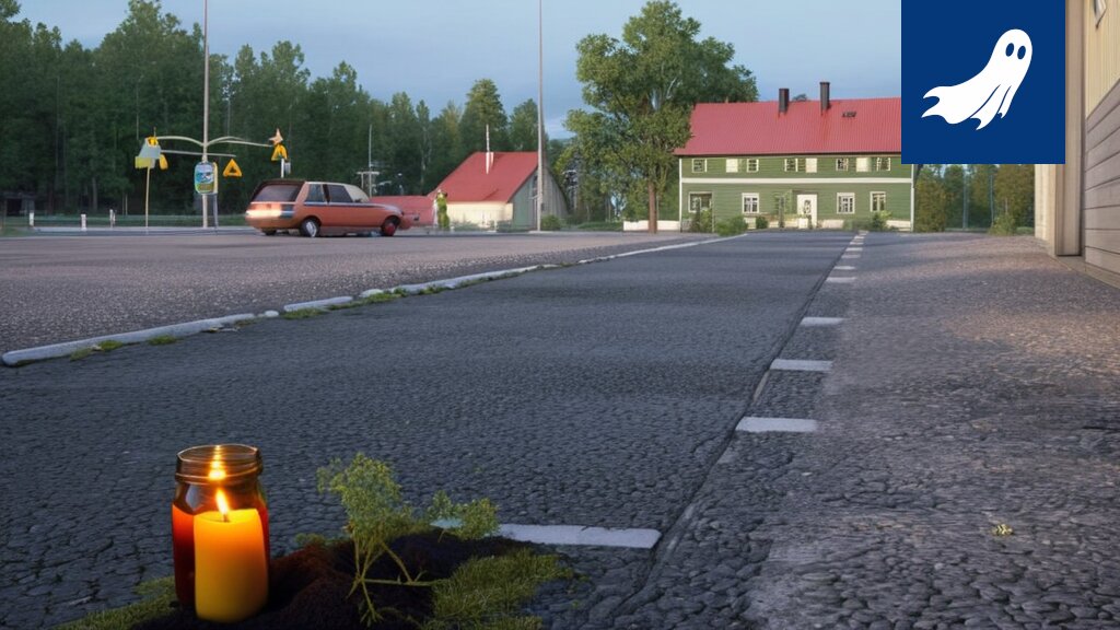 Satiirinen uutiskuva Pispalan valtatiestä, jossa viitataan kaupungin kyseenalaiseen "Jalankulkijoiden Optimointi" -projektin kokeiluun.