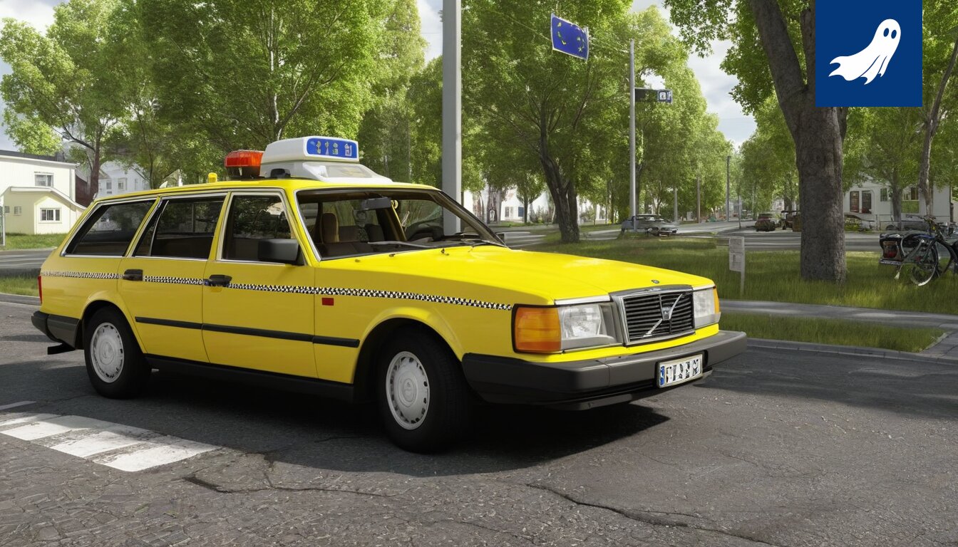 Sarjakuvamainen kuva sekaisin menevistä paketeista ja Postin automaatista, joka symboloi digitaalista kaaosta.