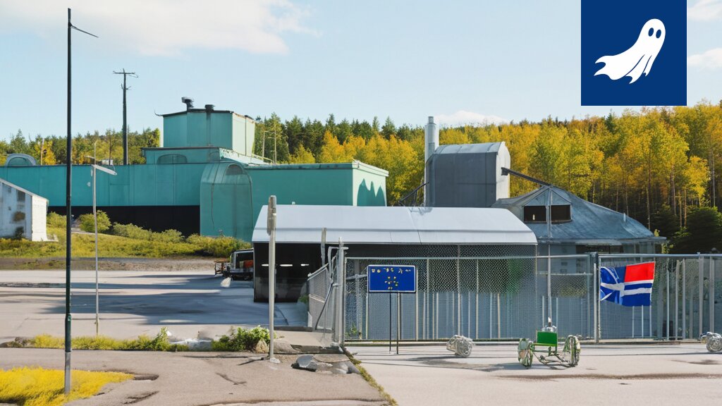 Suihkumoottorin osia ja oluttynnyreitä yhdistävä kuva, joka viittaa satiiriseen uutiseen Nokian Moottorioluesta.