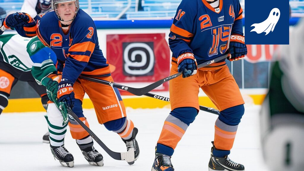 Sarjakuvamainen kuva 13-vuotiaasta pojasta valtaistuimella, ympärillään jääkiekkotilastoja ja Tapparan logoja.