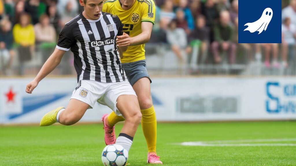 Otto Tiitinen muuttumassa dataksi ja jalkapallobotiksi Charlton Athleticin kentällä.