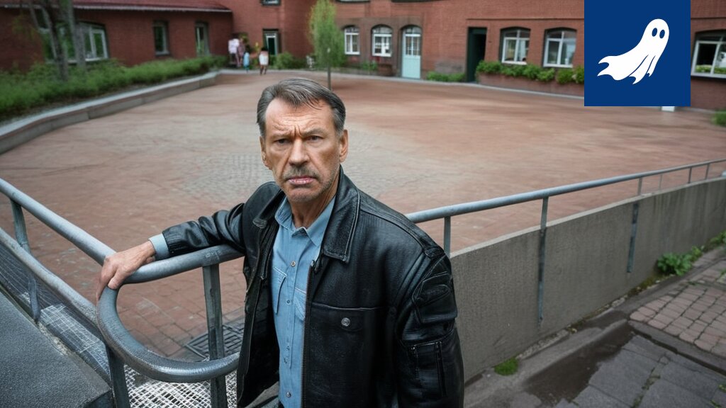 Sarjakuvamainen kuva Tampereen kaupungintalosta, jonka yläpuolella leijuu suuri aivojen muotoinen datakeskus.