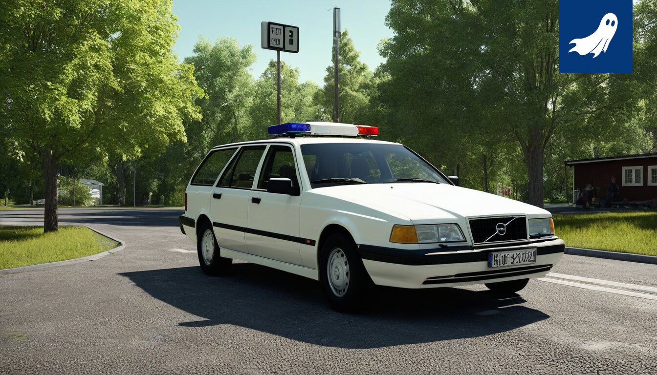 Robocop ja ProfitoBot-3000x valvovat Hakametsän parkkipaikkoja ja jakavat QR-koodipohjaisia sakkoja jääkiekko-ottelun yhteydessä.