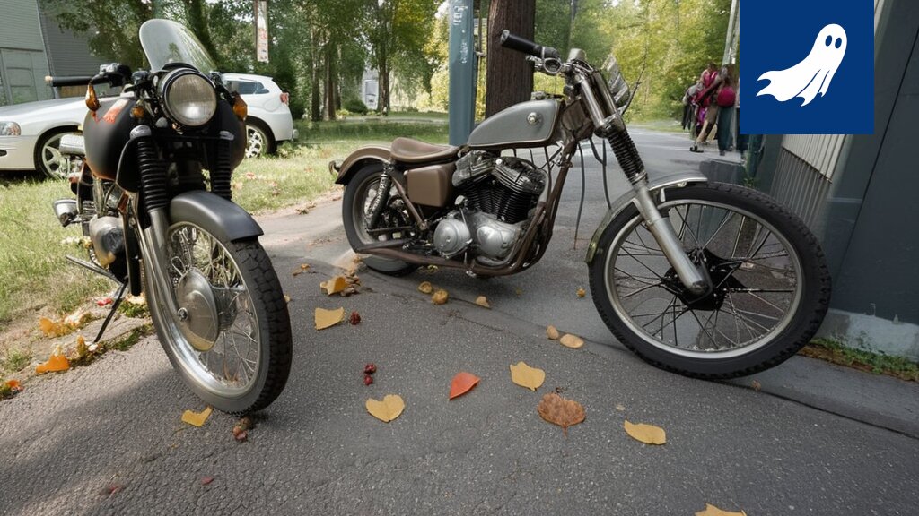 Robottisoturi jahtaamassa mainospilaria (purkkiorjaa) Kaanaan speedway-radalla.