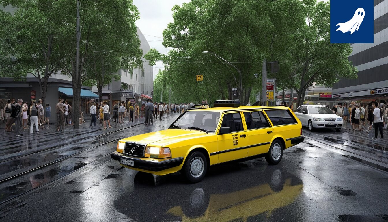 Tampereen keskustassa näkyy surrealistinen yhdistelmä Shibuya Crossingin vilinää, Tuska-festivaalin paitoja ja ratikkalinjoja.