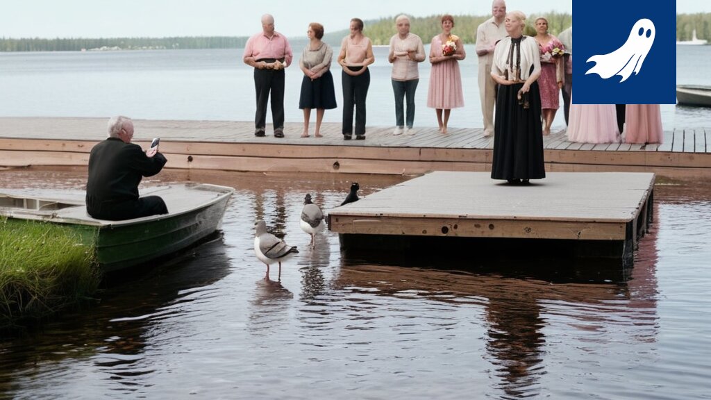 Satiirinen kuva Sastamalan häävallankumouksesta, jossa algoritmi valitsee puolison.
