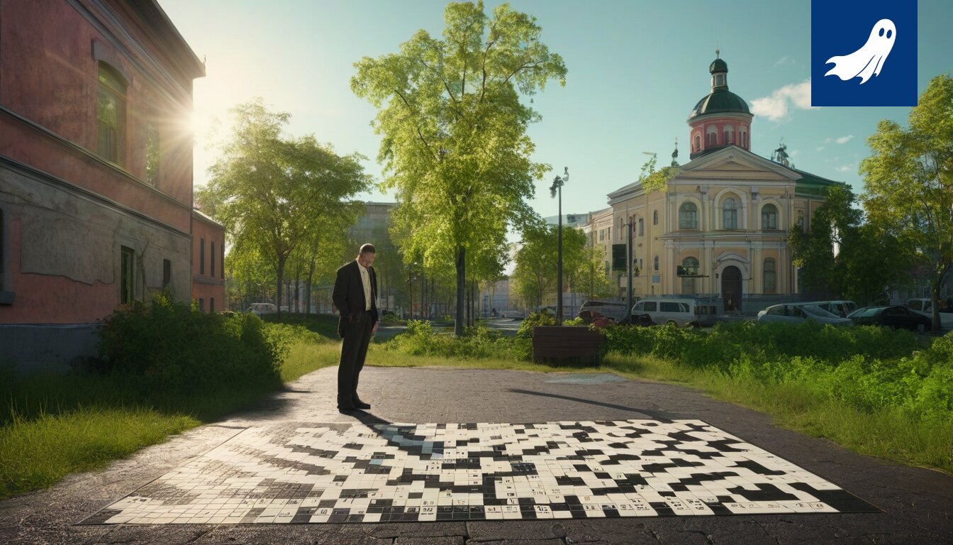 Sarjakuvamainen kuva asuntovelallisesta, jonka päästä nousee digitaalista valuuttaa, symboloiden ahdistuksen muuntamista kryptovaluutaksi.