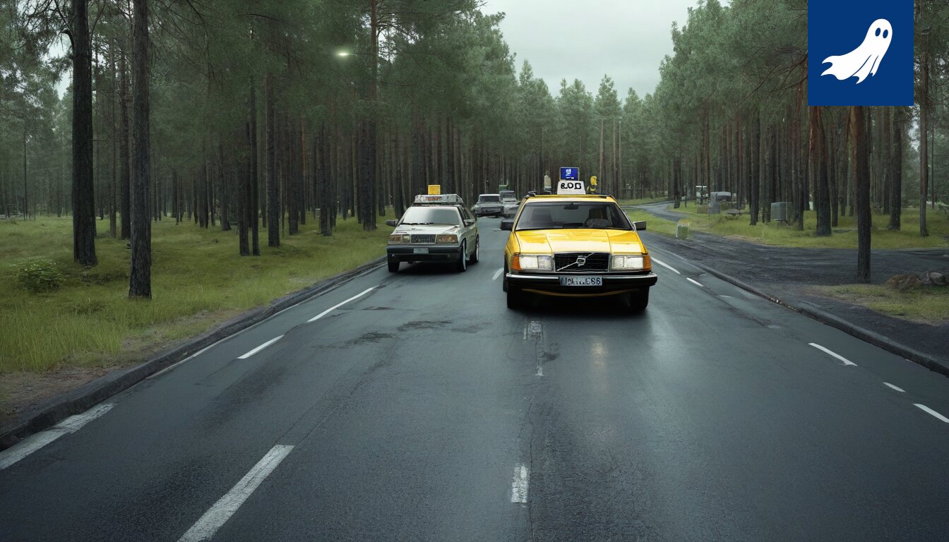 Satiirinen kuva Kangasalan Lemetyn tonttien suunnittelusta, jossa korostetaan kulutuksen ja velkaantumisen kiihtyvää kierrettä.