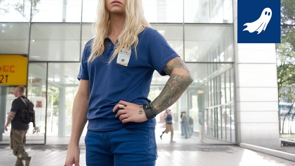 Lääkäri suorittamassa leikkausta shortseissa, satiirinen uutiskuva.