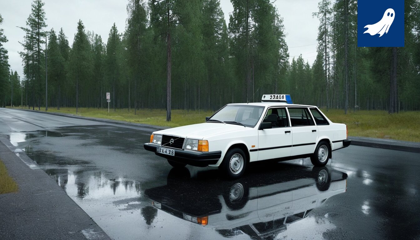 Nokian paratiisi -artikkelin kuvitus, joka esittää futuristista asuinaluetta Pyhäjärven rannalla, mutta viittaa piilotettuun valvontaan ja manipulointiin.
