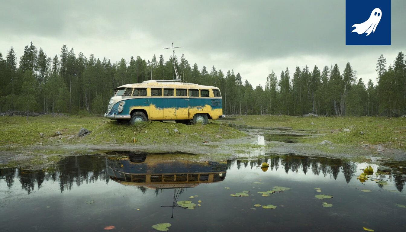 Ruosteisia bussien ikkunoita pilkottaa Hervantajärven vedenpinnasta, vihjaten outoon keräilyharrastukseen.