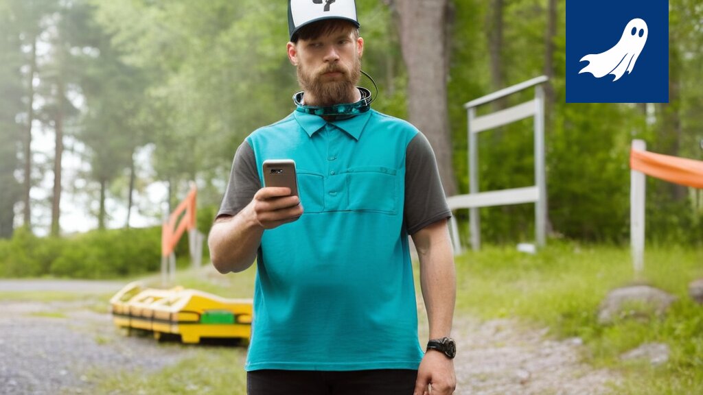 Satiirinen kuva Niilo22:sta algoritmin jumalana Simerockin festivaalilavalla.