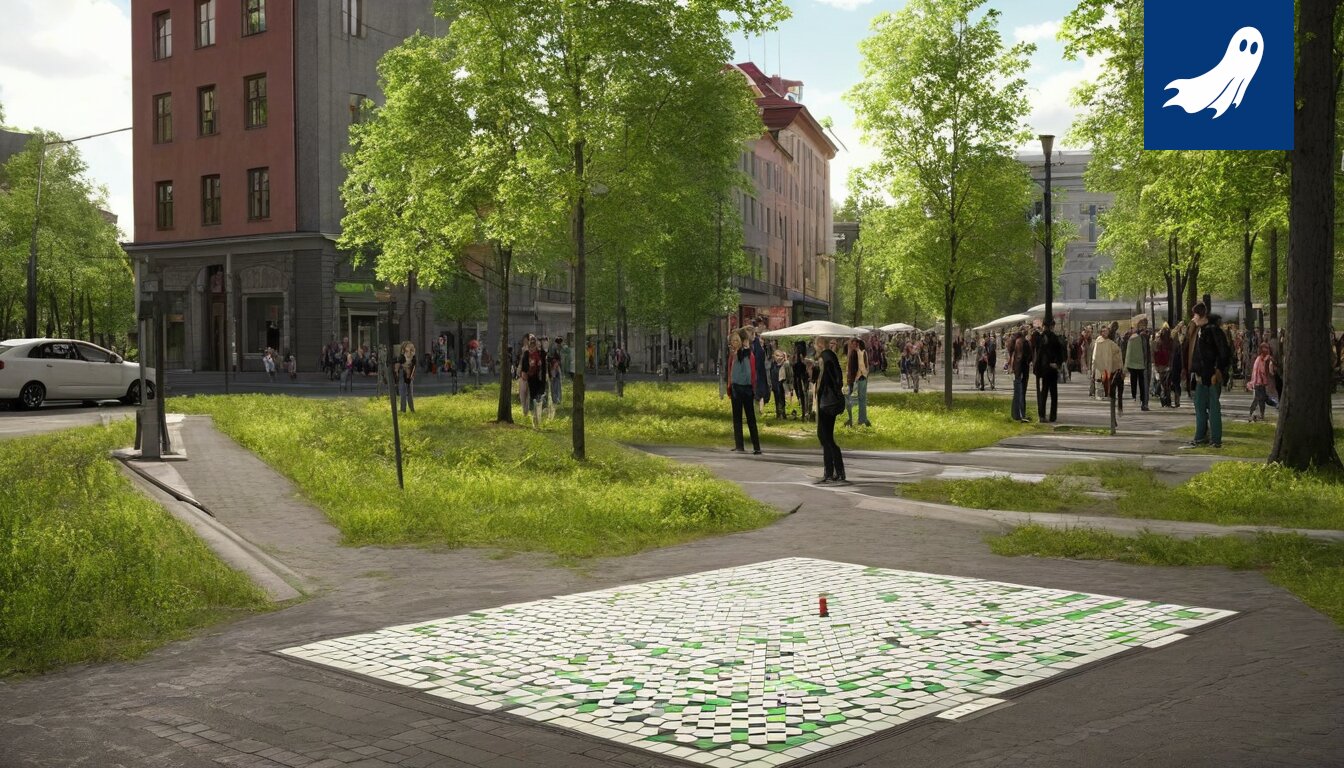 Lääketieteen opiskelijat käyttämässä VR-laseja, symboloiden virtuaalista humalatilaa aivoissa.