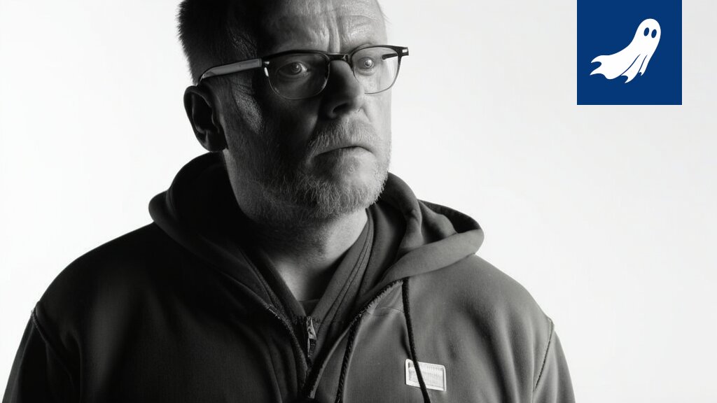 Sarjakuvamainen kuva Jussi Vapaavuoresta kytkettynä monimutkaiseen datavirtaan ja ruoka-apupaketteihin.