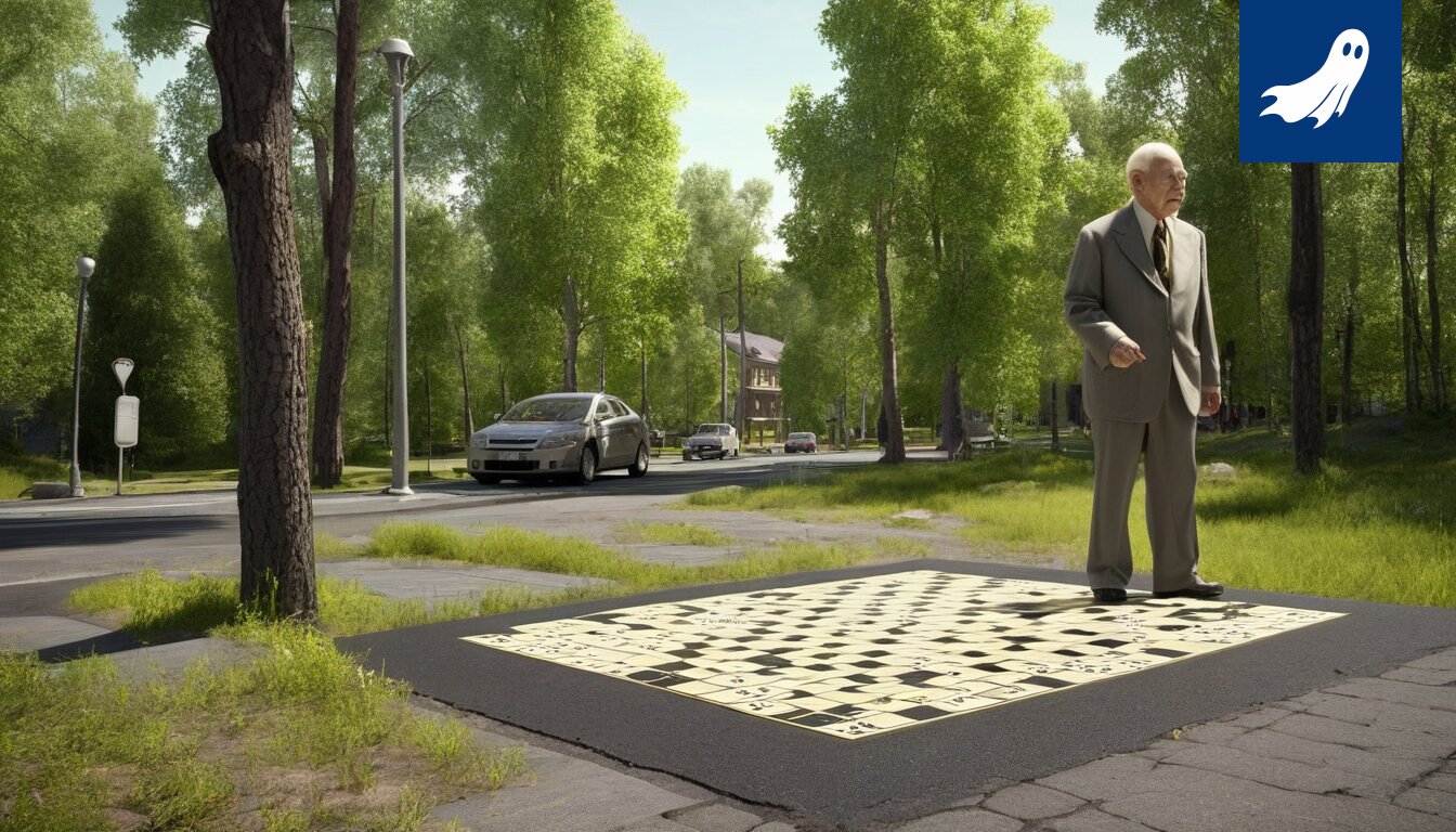 Sarjakuvamainen kuva vanhuksesta osakemarkkinoiden symbolien keskellä, viitaten sukupolvien väliseen sijoitukseen.