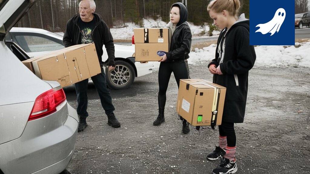 Kyläradioantenni Tottijärven maisemassa, symboloiden tiedon keräämistä ja mahdollista valvontaa.