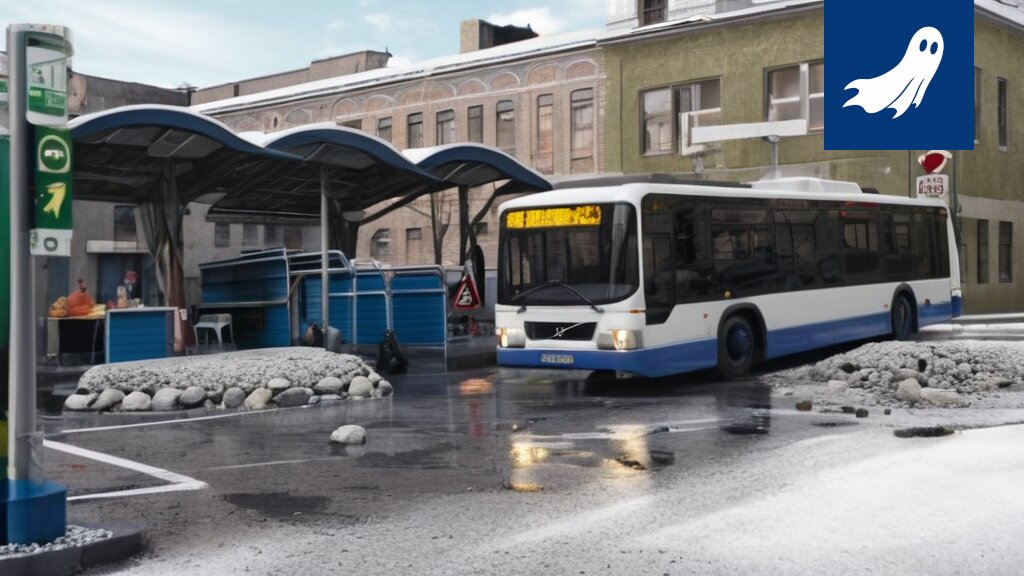 Robocop-robotti valvoo liikennettä Tampereen Hämeenkadulla, aiheuttaen ruuhkia ja sakkoja.