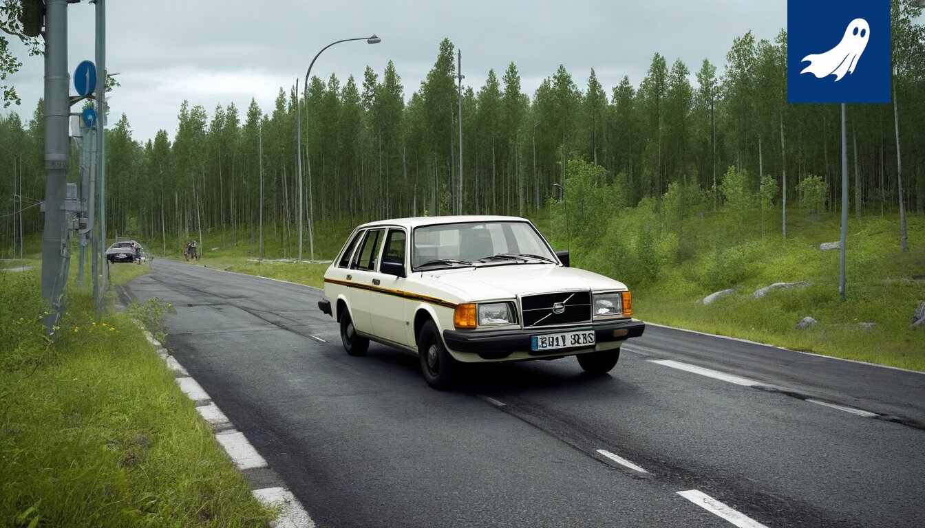 Satiirinen kuva Tampere-Pirkkala lentokentästä, jossa sähköautot toimivat datalähteinä.
