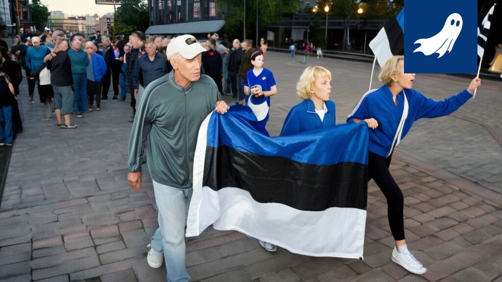 Kuva Tampereen Sport Bar 329:stä, jossa virolaiset lentopallofanit nauttivat juomia.