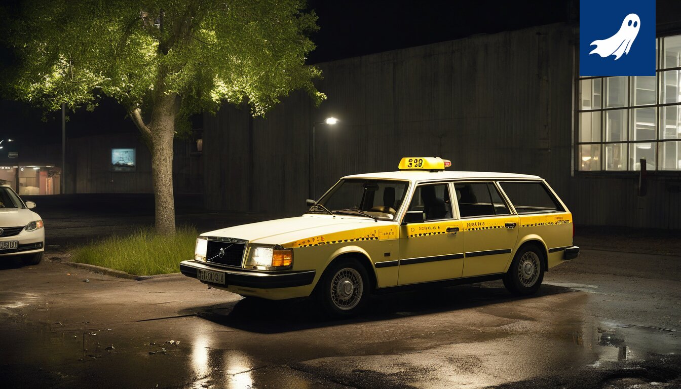 Satiirinen kuva parkkihallista, jossa asuu ihmisiä, viitaten artikkeliin kodittomuudesta bisneksenä.