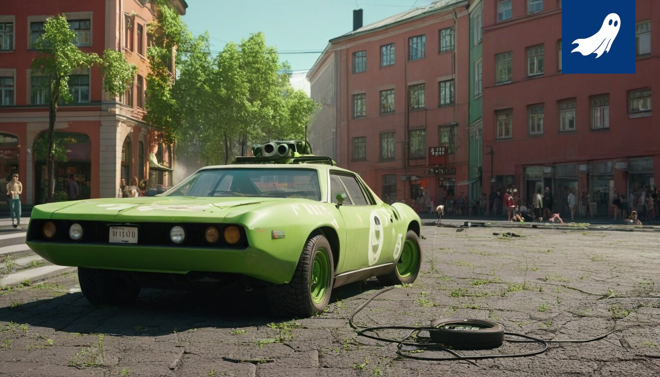 Tulitaiteilija esiintyy Tampereen keskustassa, liekit lepattaen kaoottisesti.