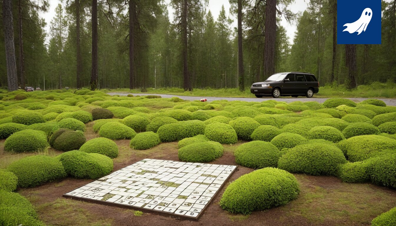 Satirical news article about a self-organizing algorithm collecting data in Hervanta, Finland.
