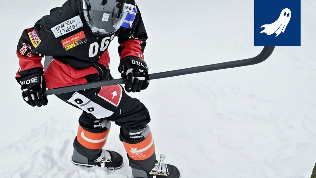 Joona Luoto EHC Klotenin pelaajana, jonka osakekurssi nousee maalinteon myötä.