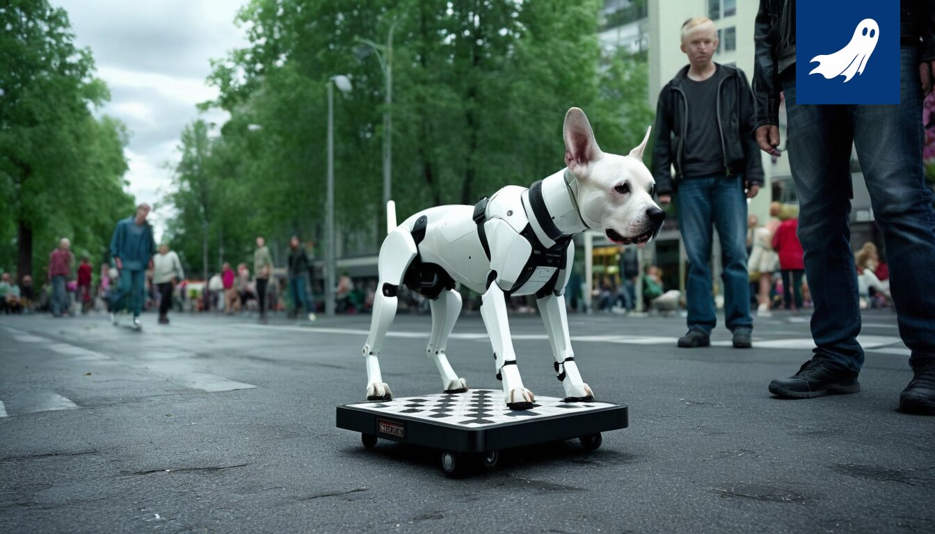 Robottihauva nuuskii digitaalista dataa etsien viitteitä rikollisuudesta Tampereella.