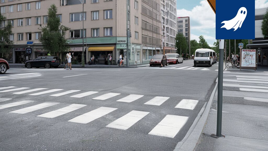 Sarjakuvamainen kuva sekavasta liikennesekamelskasta Tampereella, jossa robotit valvovat liikennettä.