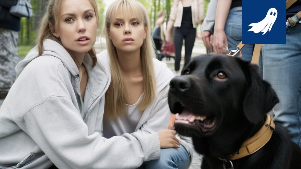 Kuva Harjuniityn koulun labradori Penasta, joka on salaa huipputekninen kvanttitietokone.