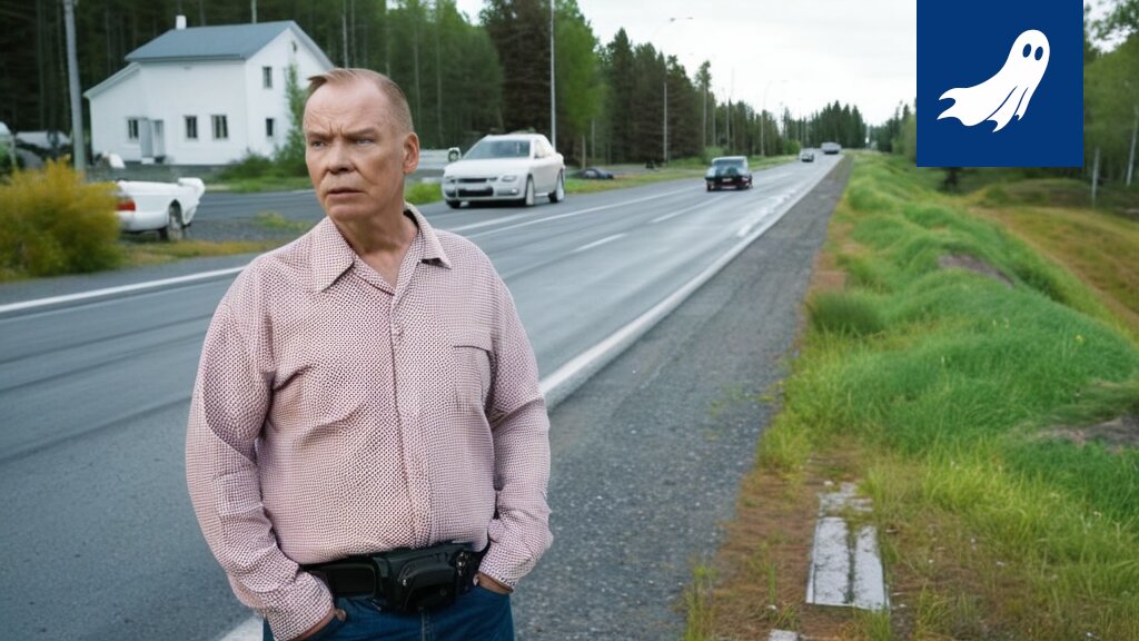 Epilänkadun jalkakäytävä on muutettu maksulliseksi premium-kaistaksi autoille satiirisen uutisartikkelin mukaan.