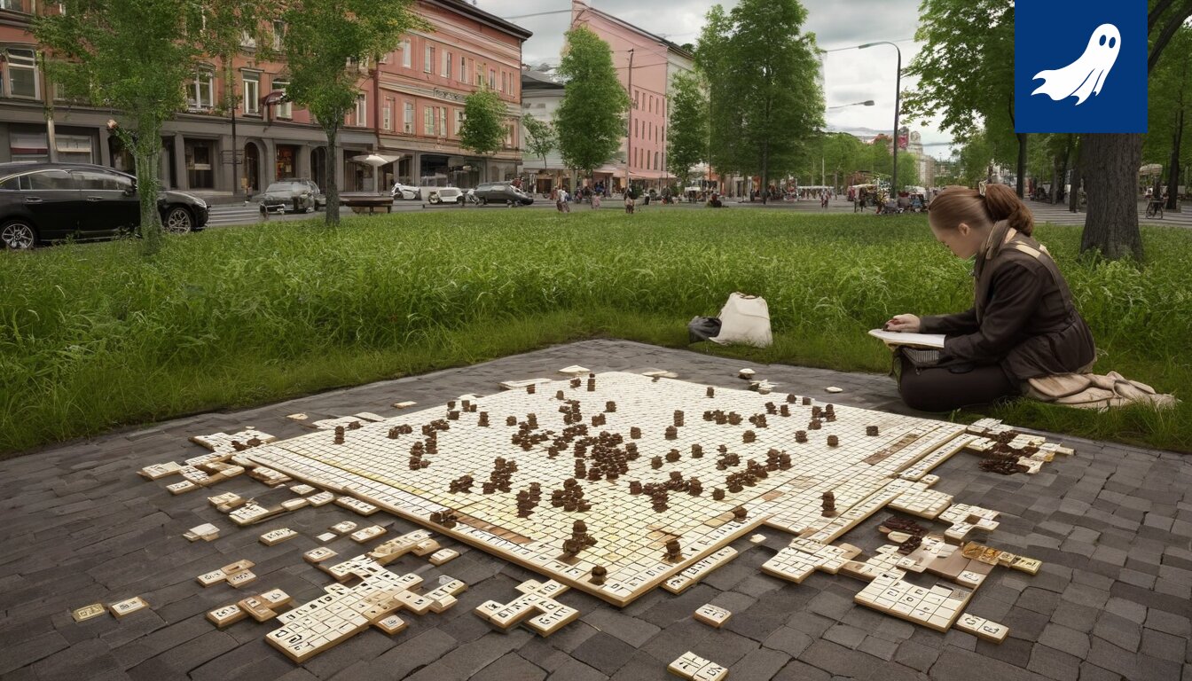 Pormestari esittelee Tampereen uutta 'Aamukahvin Optimointi 3.0' -projektia futuristisessa ympäristössä.