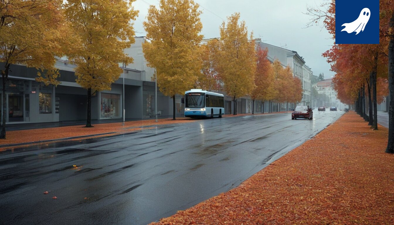 Satiirinen kuva tekoälyn ja robotiikan vaikutuksesta perheasumiseen, jossa perheenjäseniä on korvattu teknologialla.