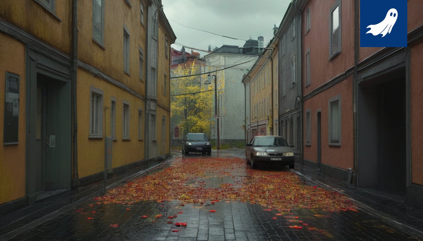 Robocop-robotti partioi metsässä, valvoen rajan ylityksiä ja sakottaen karhuja ja villisikoja.
