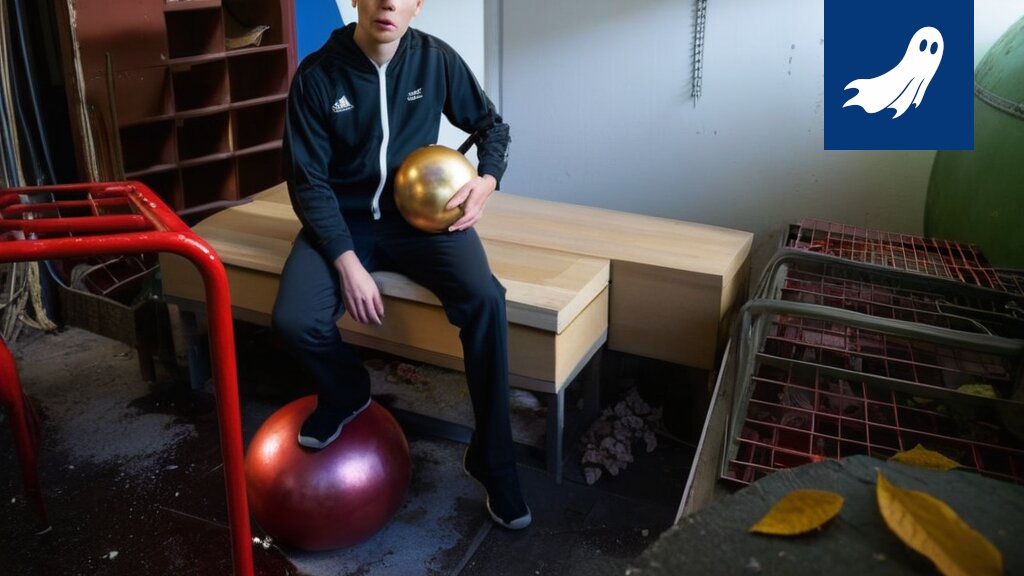 Oppilaat istuvat hiljaa luokassa, mutta mielikuvituksessa he kävelevät vauhdikkaasti olympialaisissa.