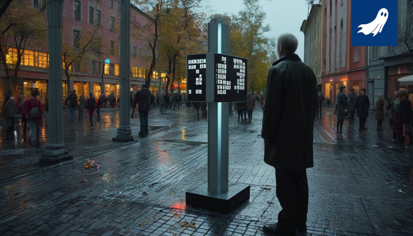 Sarjakuvamainen kuva puhelimista, jotka muodostavat aivoja ja keräävät tunteita ihmisiltä.