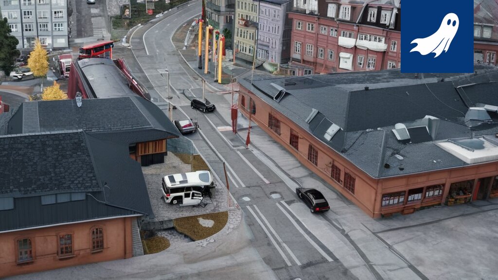 Sarjakuvamainen kuva Tampereen kartasta, jossa Hervannan ja Kaukajärven alueet on korostettu ja niiden yllä leijuu kysymysmerkki.