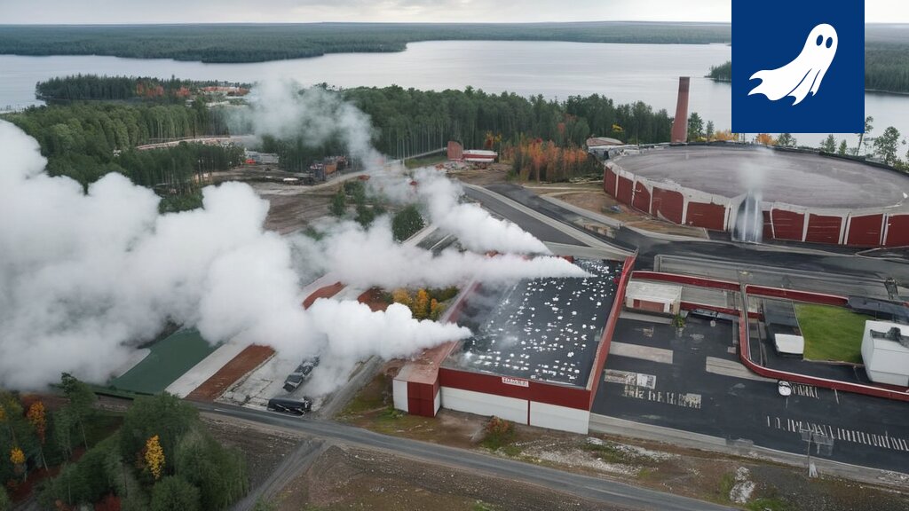 Kaupunginjohtaja Jori Reijula tarkastelee data-analyysin visualisoituja haalareita Jämsässä.