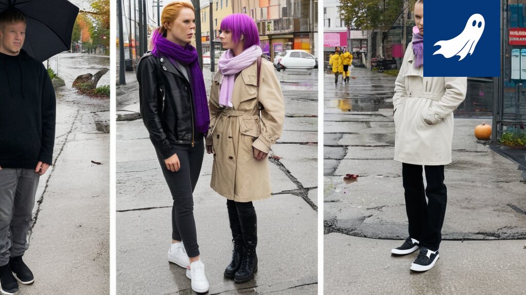 Nuori nainen istuu tietokoneen ääressä, ympärillä futuristisia grafiikoita ja dataa symboloivia elementtejä.