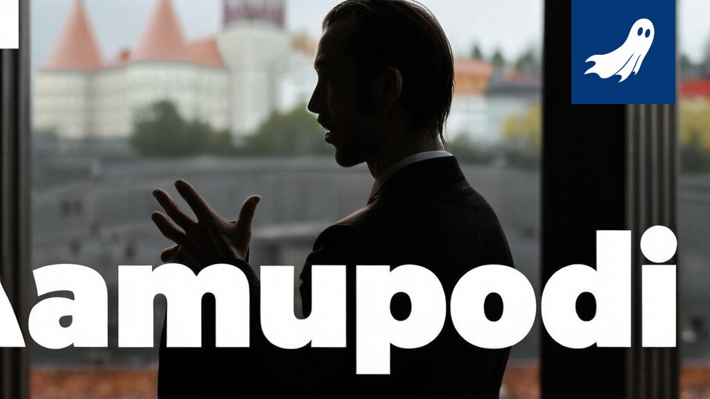 Kyösti Numminen esittelee tekoälypohjaista pormestariehdokasta Tampereella.