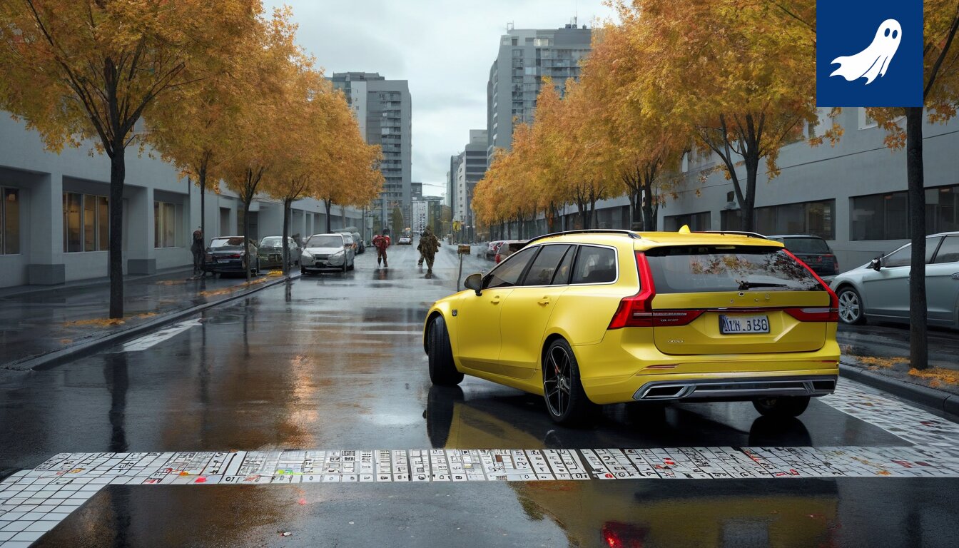 Savua nousee parkkihallista, viitaten Tampereen epätavalliseen palovakuutusmalliin.