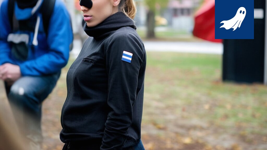 Eveliina Salonen heittää frisbeetä kilpailussa, taustalla digitaalisia elementtejä viitaten lohkoketjuteknologiaan.