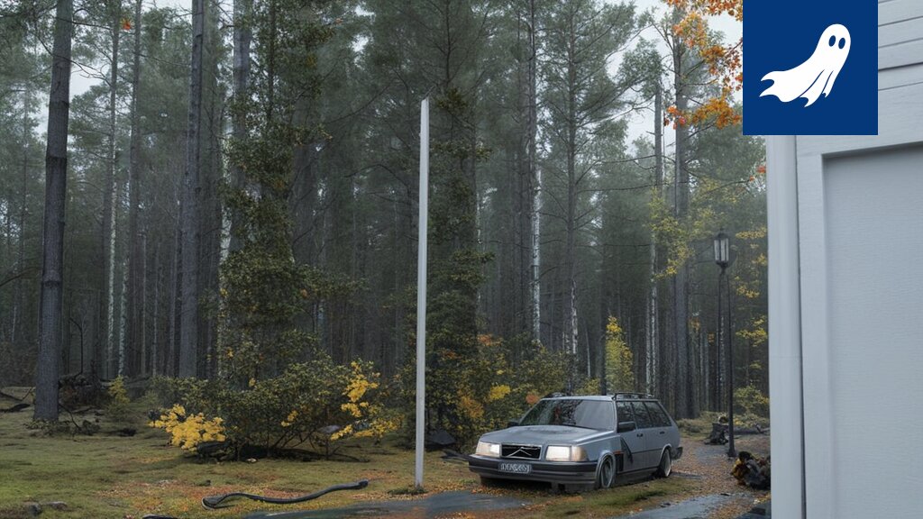 Robocop valvoo Kolmostietä ja rankaisee ylikuumentuneita dieselmoottoreita satiirisessa uutisessa.